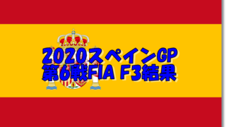 2020FIAF3スペインGP結果